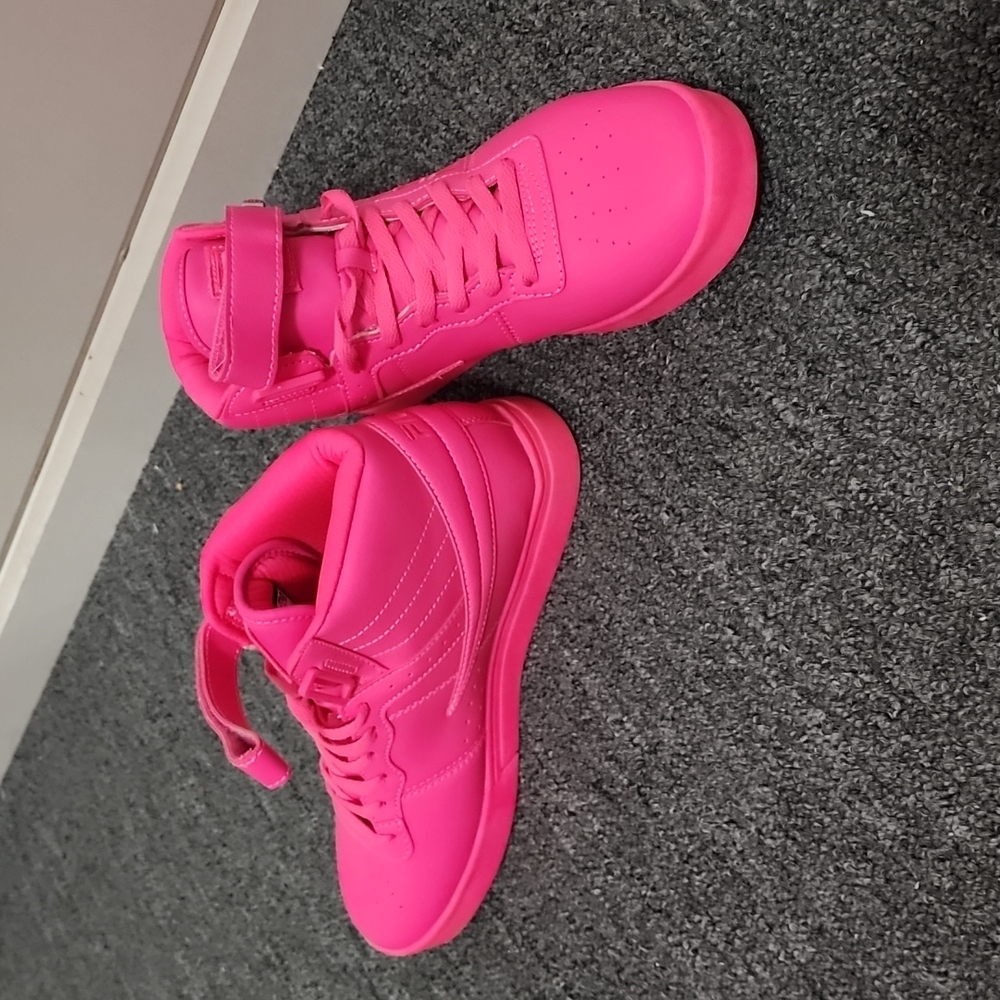 Pink Fila Shoes